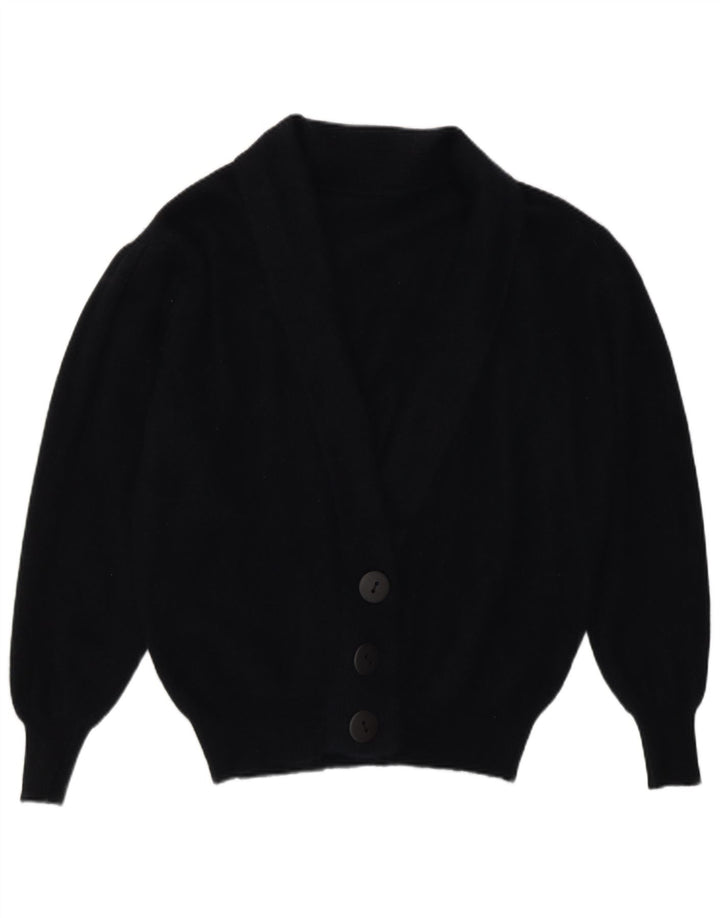 Vintage Damen Cardigan Pullover UK 16 Groß Marineblau