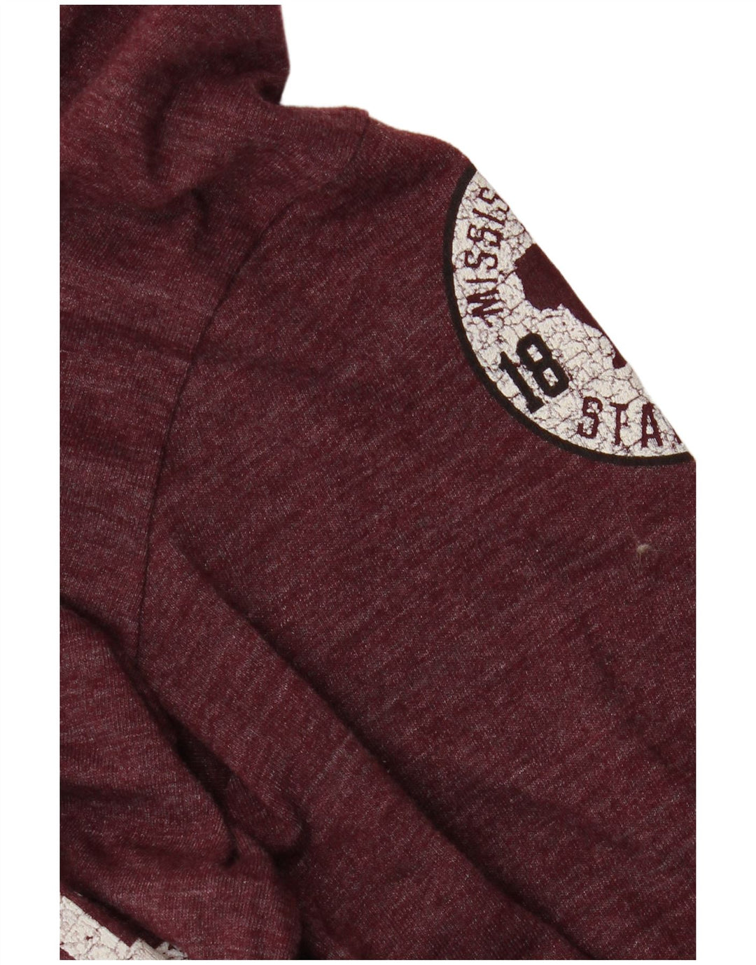 Adidas Herren Graphic Top Langarm Medium Burgund