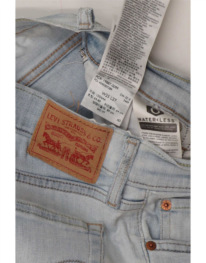 Levi's Damen Boyfriend Slim Jeans W25 L27 Blaue Baumwolle