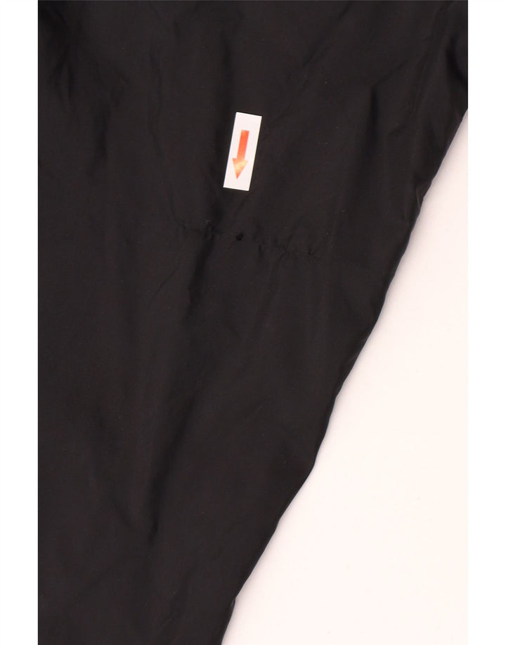 Nike Herren-Regenjacke mit Kapuze XL, schwarzes Nylon