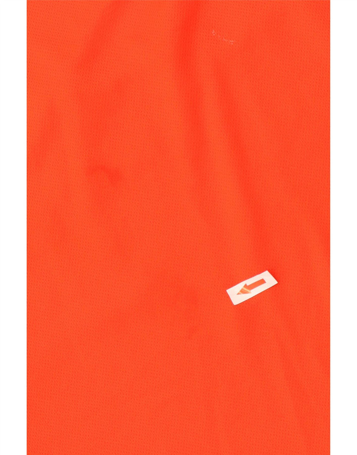 Adidas Herren Climalite T-Shirt Top Large Orange Polyester