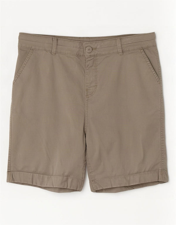 M&Co Damen Chinoshorts UK 14 Large W32 Graue Baumwolle