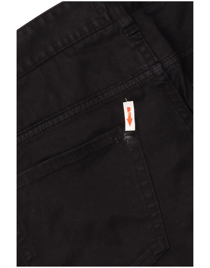Hugo Boss Herren Slim Jeans W34 L34 Schwarze Baumwolle