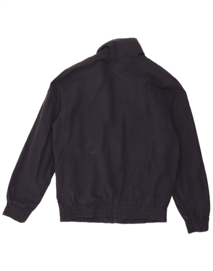 Zara Herren Bomberjacke UK 36 Small Marineblaues Nylon