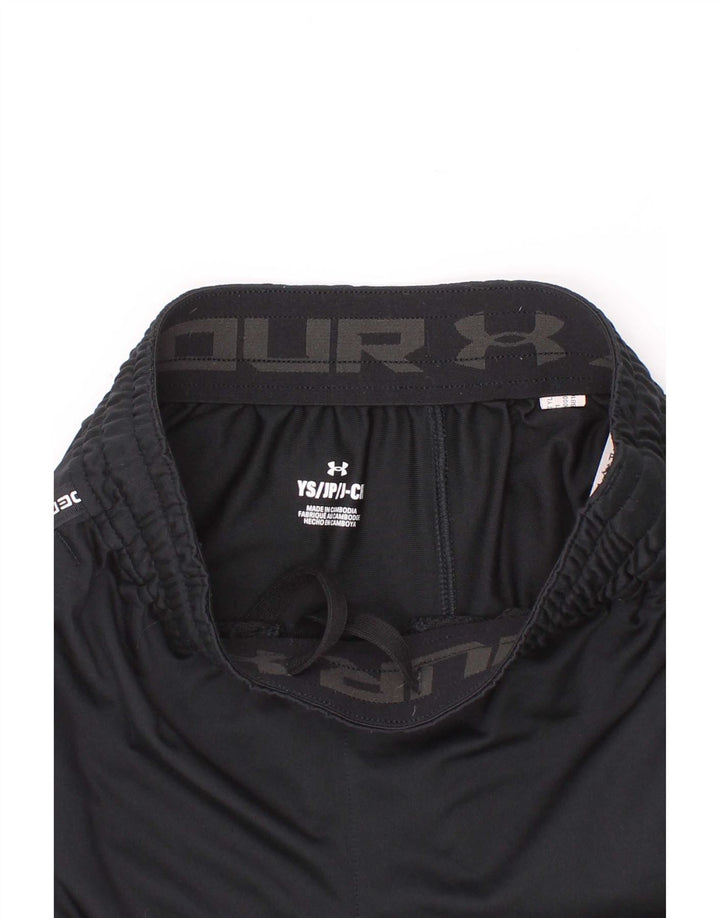Under Armour Jungen-Sportshorts mit Grafik, 7–8 Jahre, Größe S, schwarzes Polyester