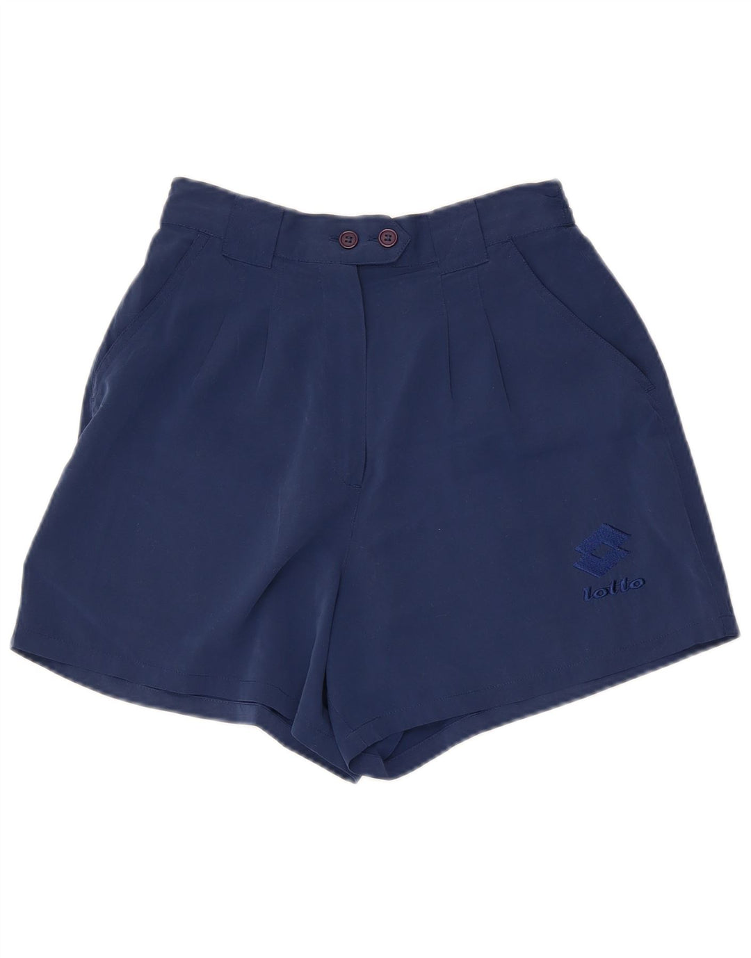 LOTTO Damen Pegged Casual Shorts UK 10 Small W26 Marineblau Polyester