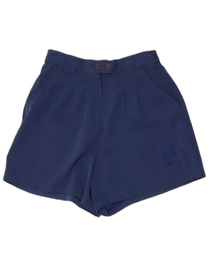 LOTTO Damen Pegged Casual Shorts UK 10 Small W26 Marineblau Polyester