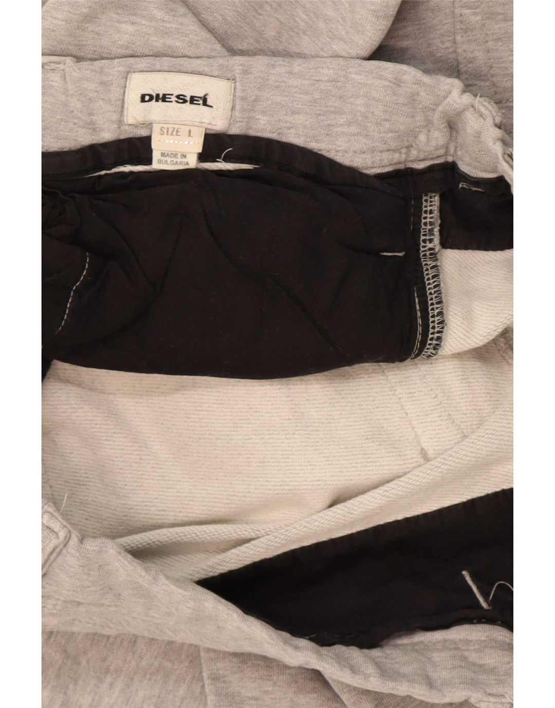 Diesel Gerade Herren-Freizeithose, Größe L, W34, L34, Grau
