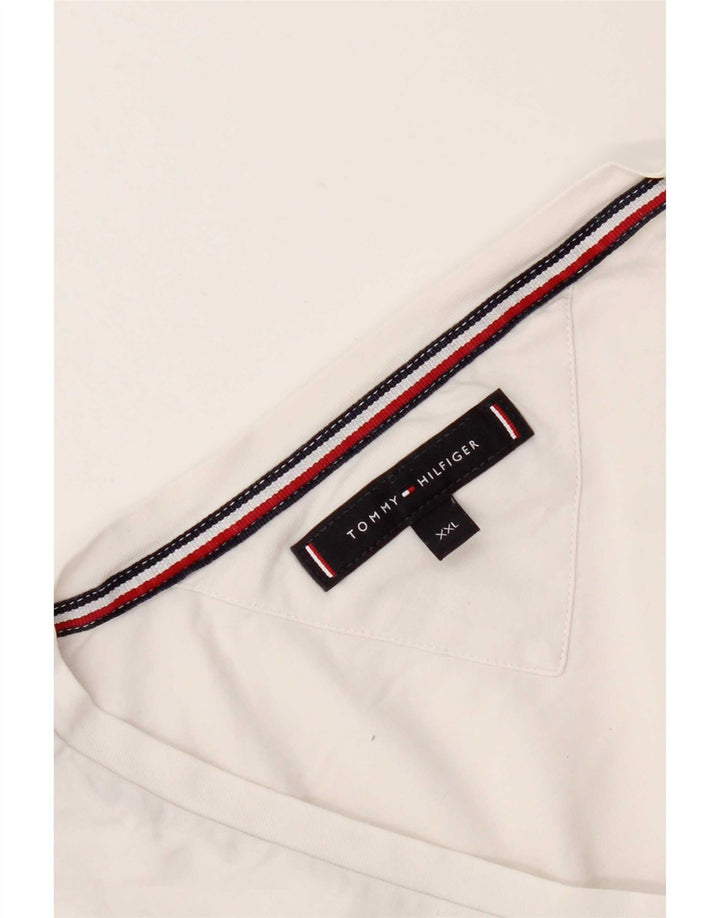 Tommy Hilfiger Herren T-Shirt Top 2XL Weiß