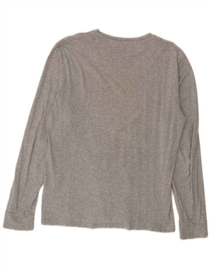 Levi's Herren Graphic Top Langarm mittelgraue Baumwolle
