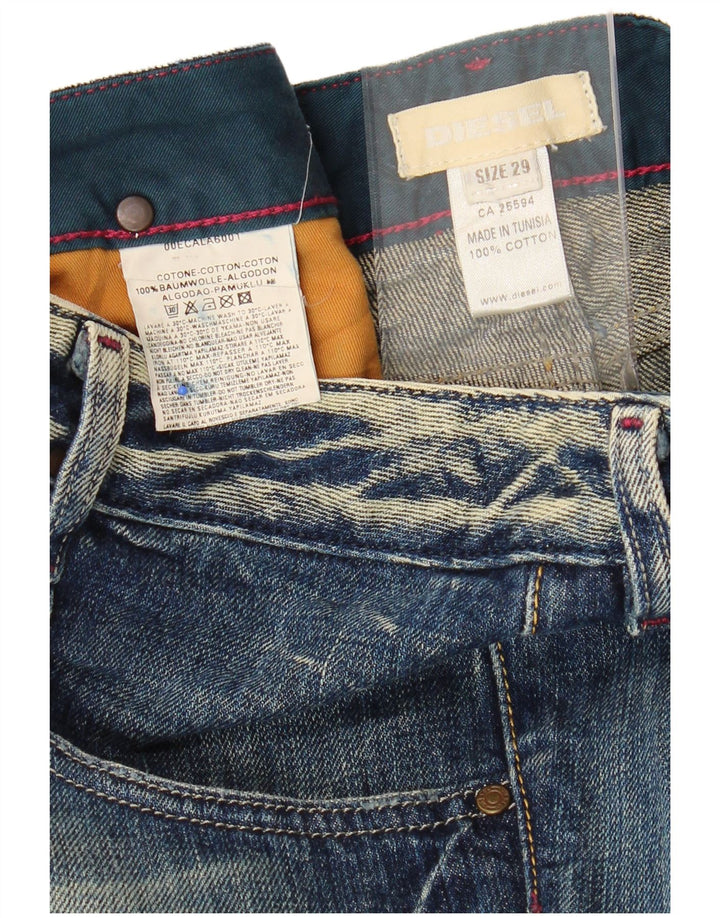 DIESEL Herren Denim-Bermudashorts W29 mittelblaue Baumwolle