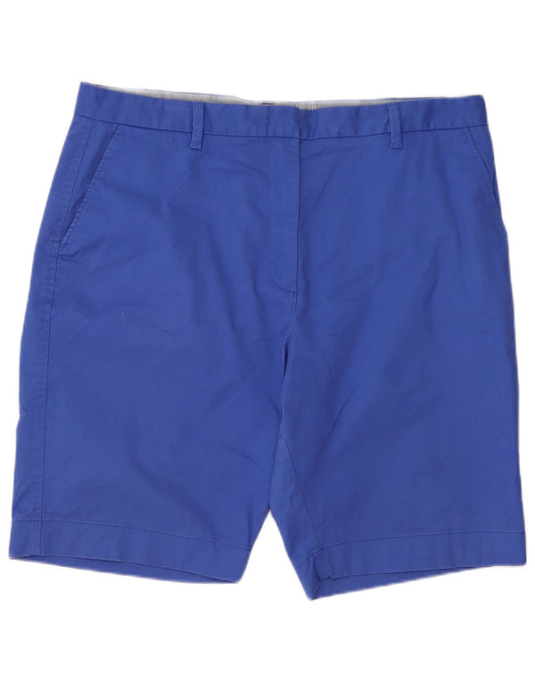 Marks & Spencer Damen Chinoshorts UK 20 2XL W40 Blaue Baumwolle