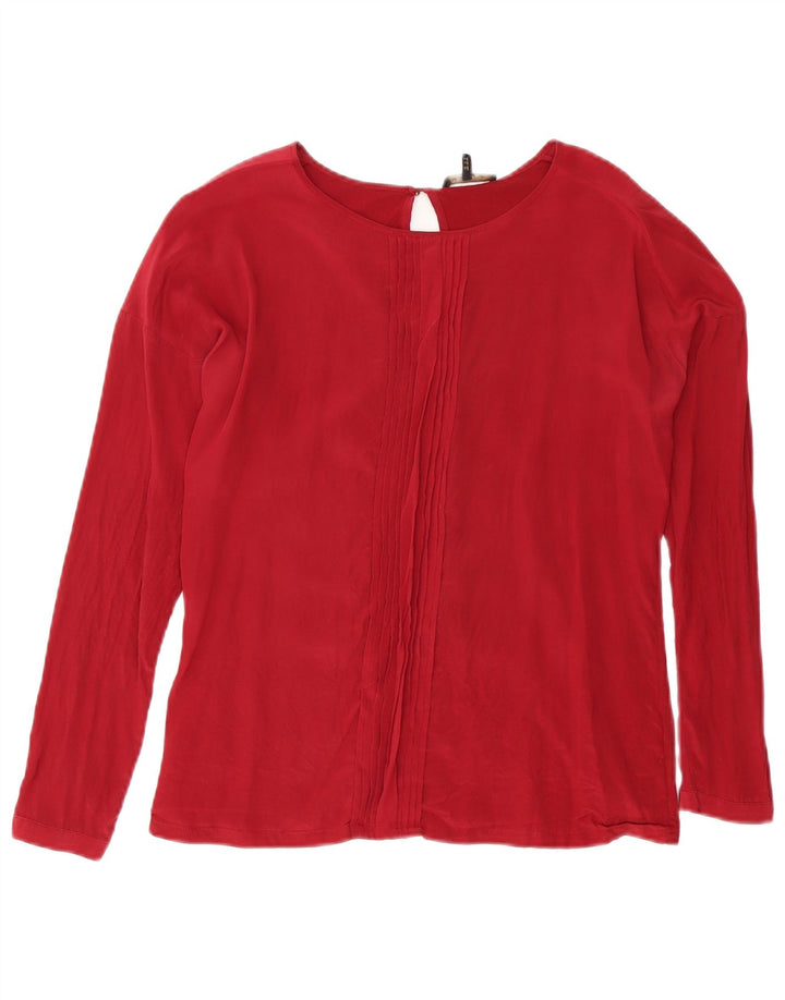 Massimo Dutti Damen-Blusenoberteil mit lockerer Passform, Gr. 10, Größe S, Rot