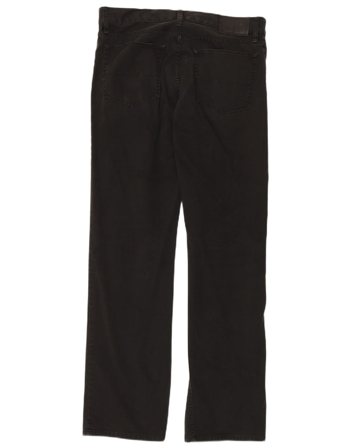 POLO RALPH LAUREN Herren Straight Jeans W32 L32 Schwarze Baumwolle