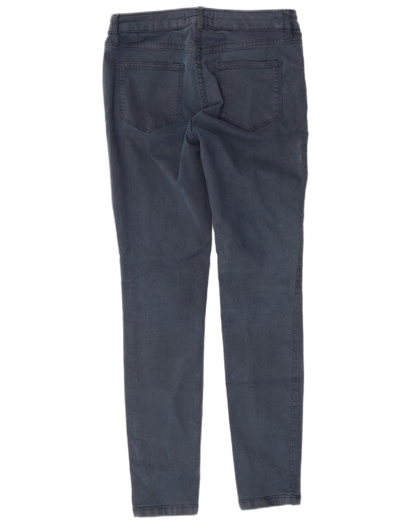 FAT FACE Damen Skinny Jeans UK 10 Small W28 L28 Marineblau