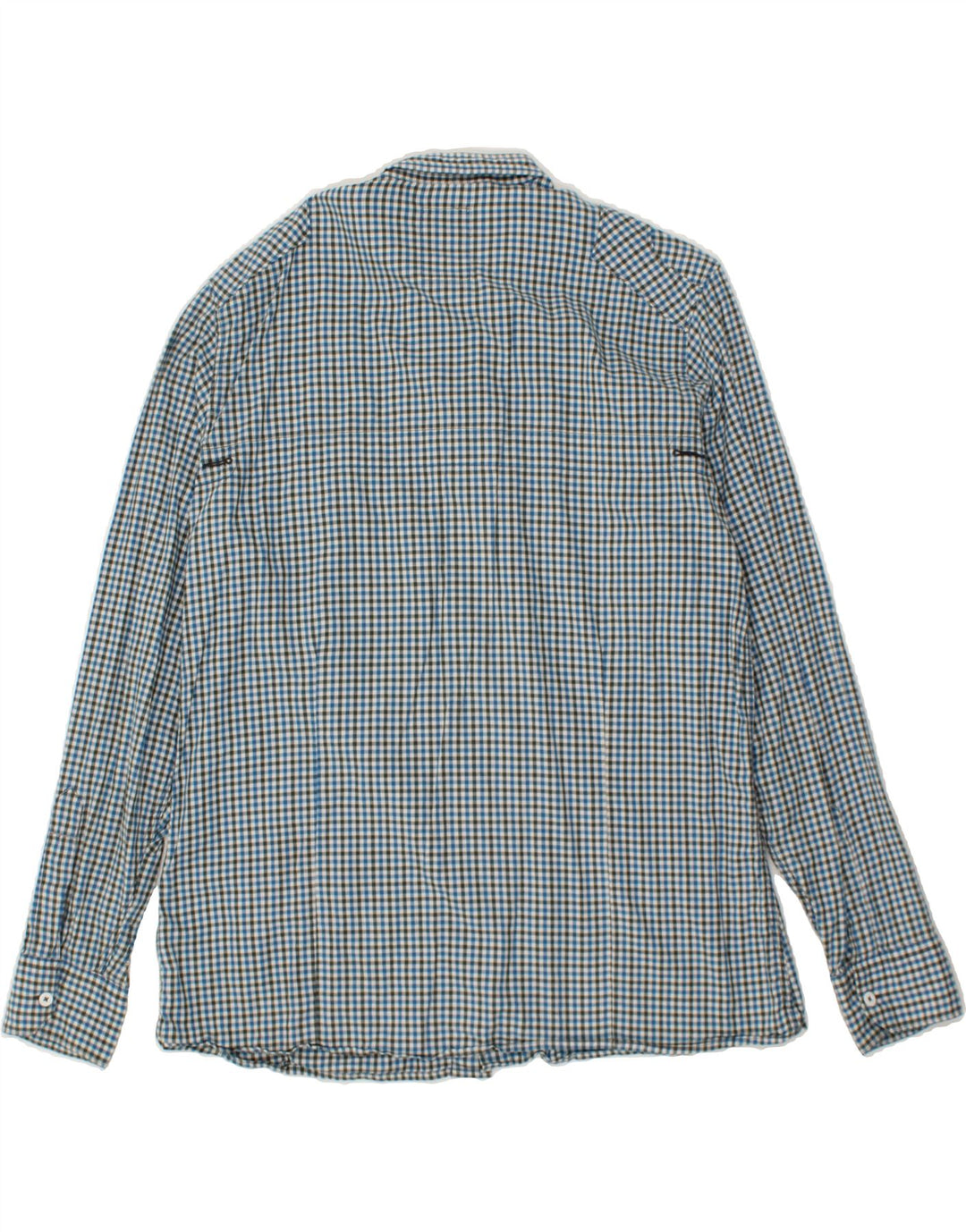 G-STAR Herrenhemd 2XL blau kariert Baumwolle