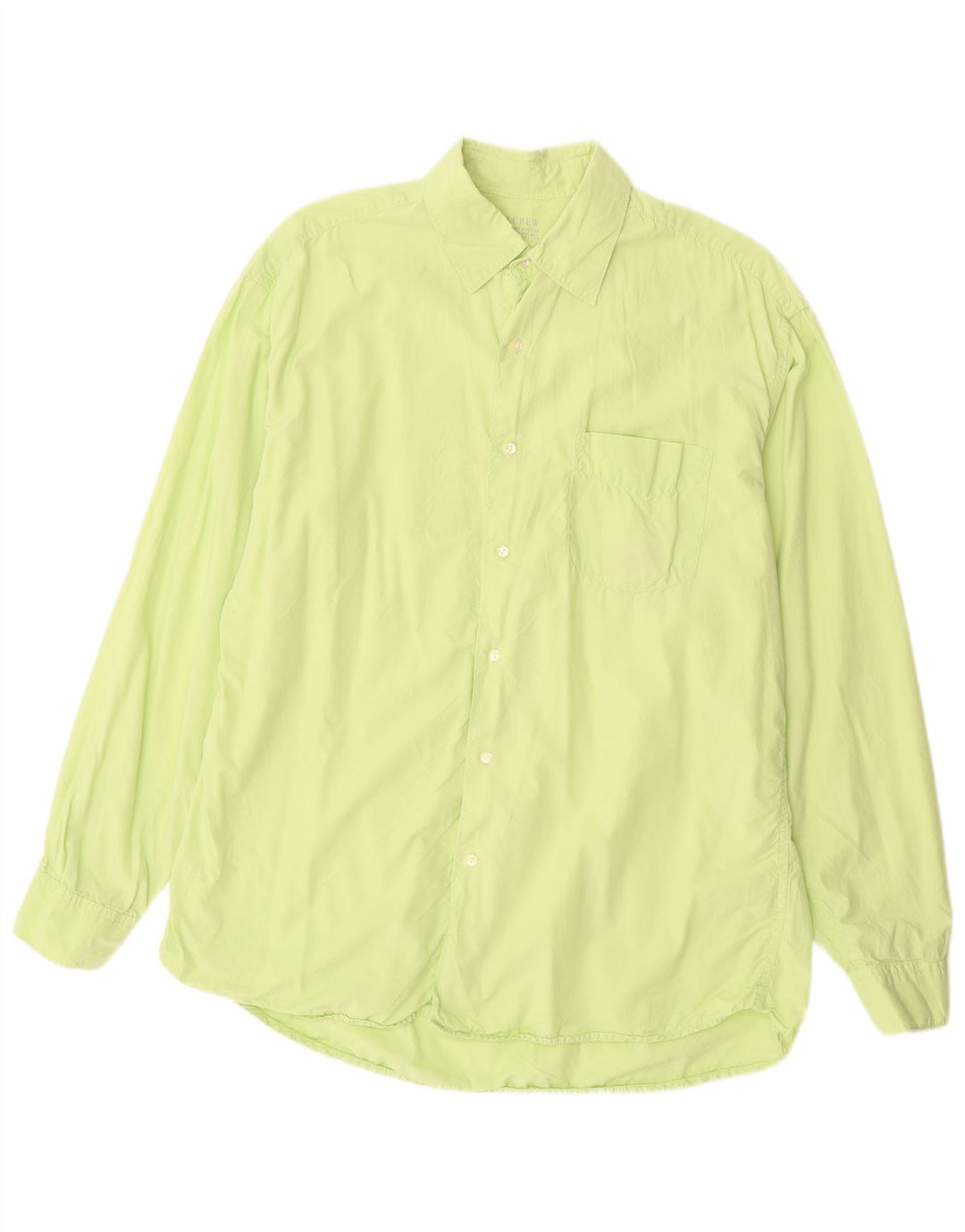 J. Crew Mens Shirt Medium Green Cotton