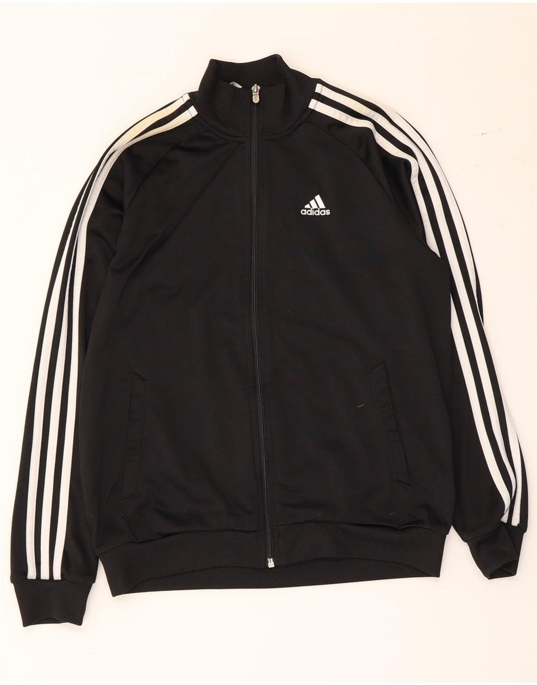 Adidas Jungen Clima 365 Trainingsanzug Top Jacke 11-12 Jahre Schwarz Polyester