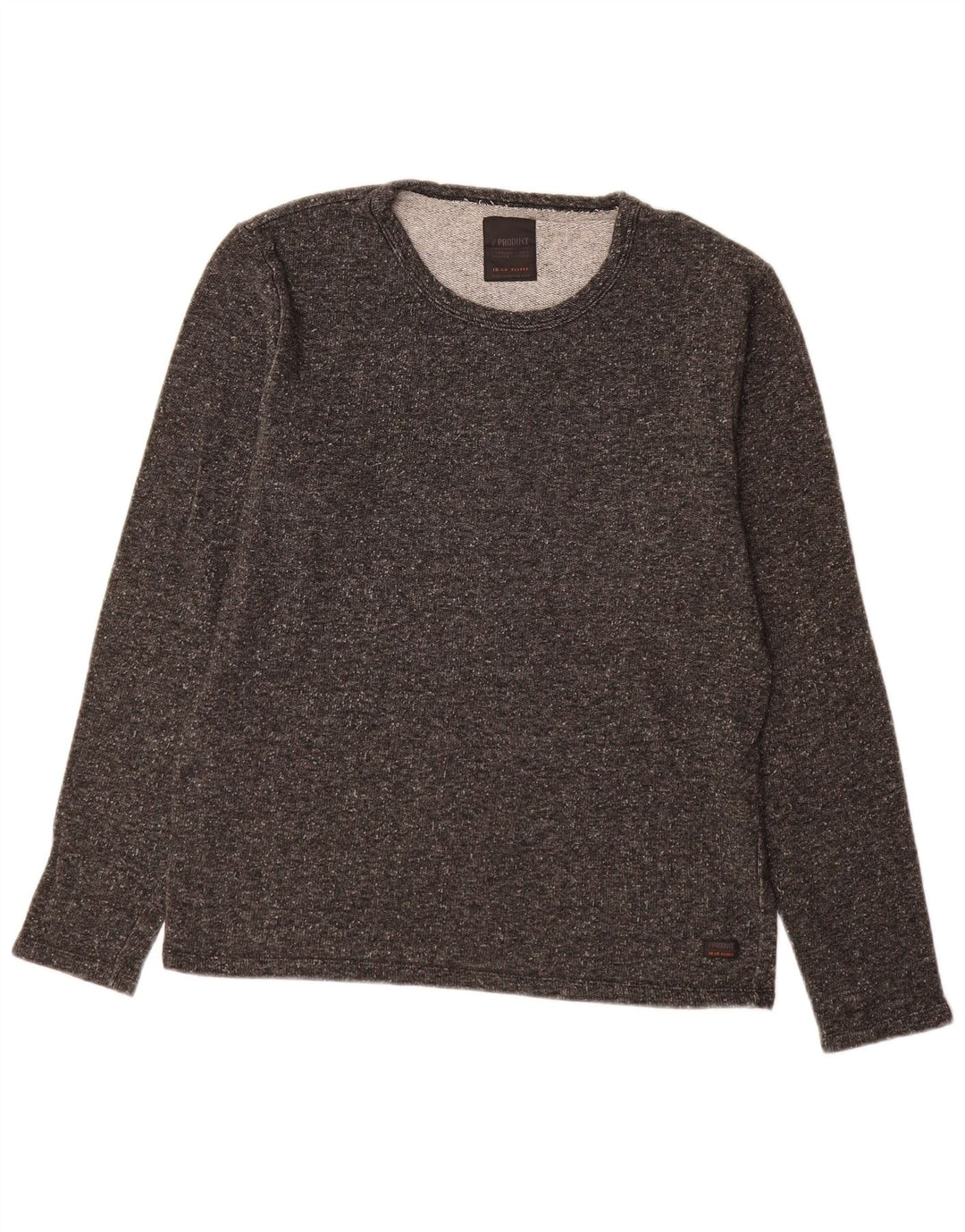 Vintage Herren Top Langarm Große graue Baumwolle