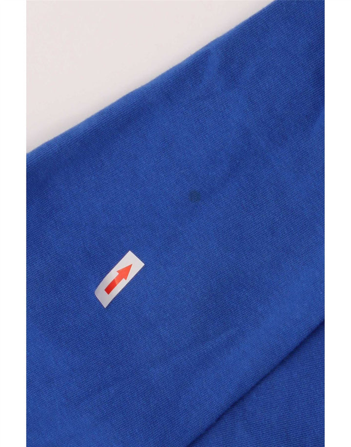 Nike Herren Kapuzenpullover aus mittelblauer Baumwolle
