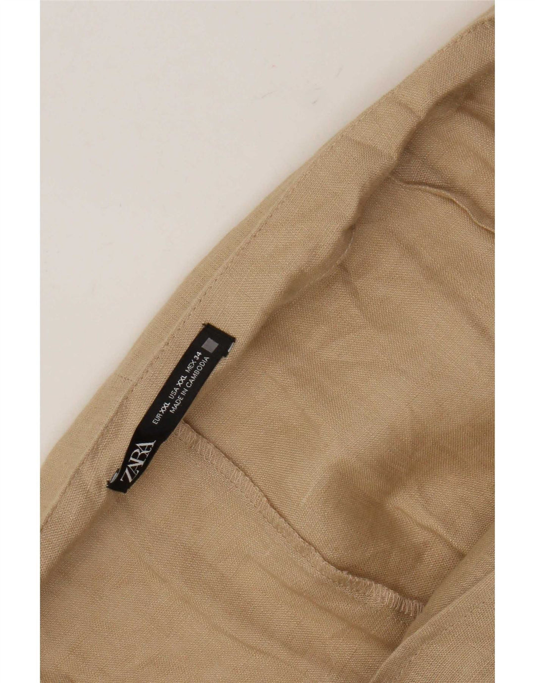 Zara Damen Sarongrock 2XL W34 Beige