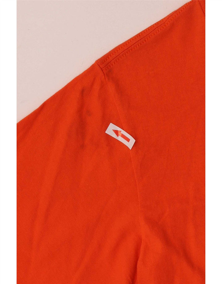 Adidas Herren Grafik T-Shirt Top Mittelorange Baumwolle