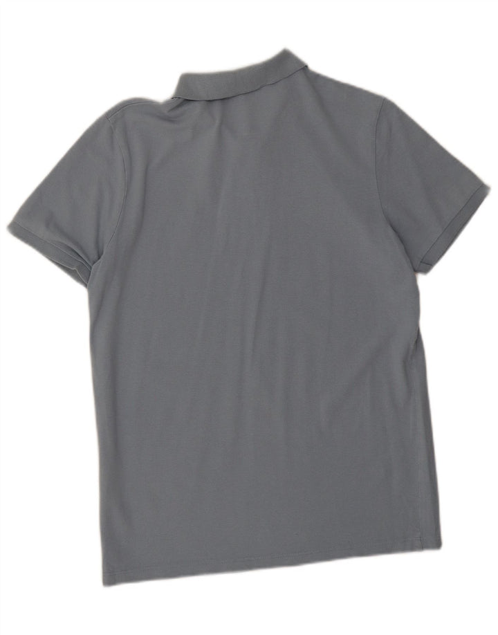 Jack & Jones Herren-Poloshirt, klein, aus blauer Baumwolle
