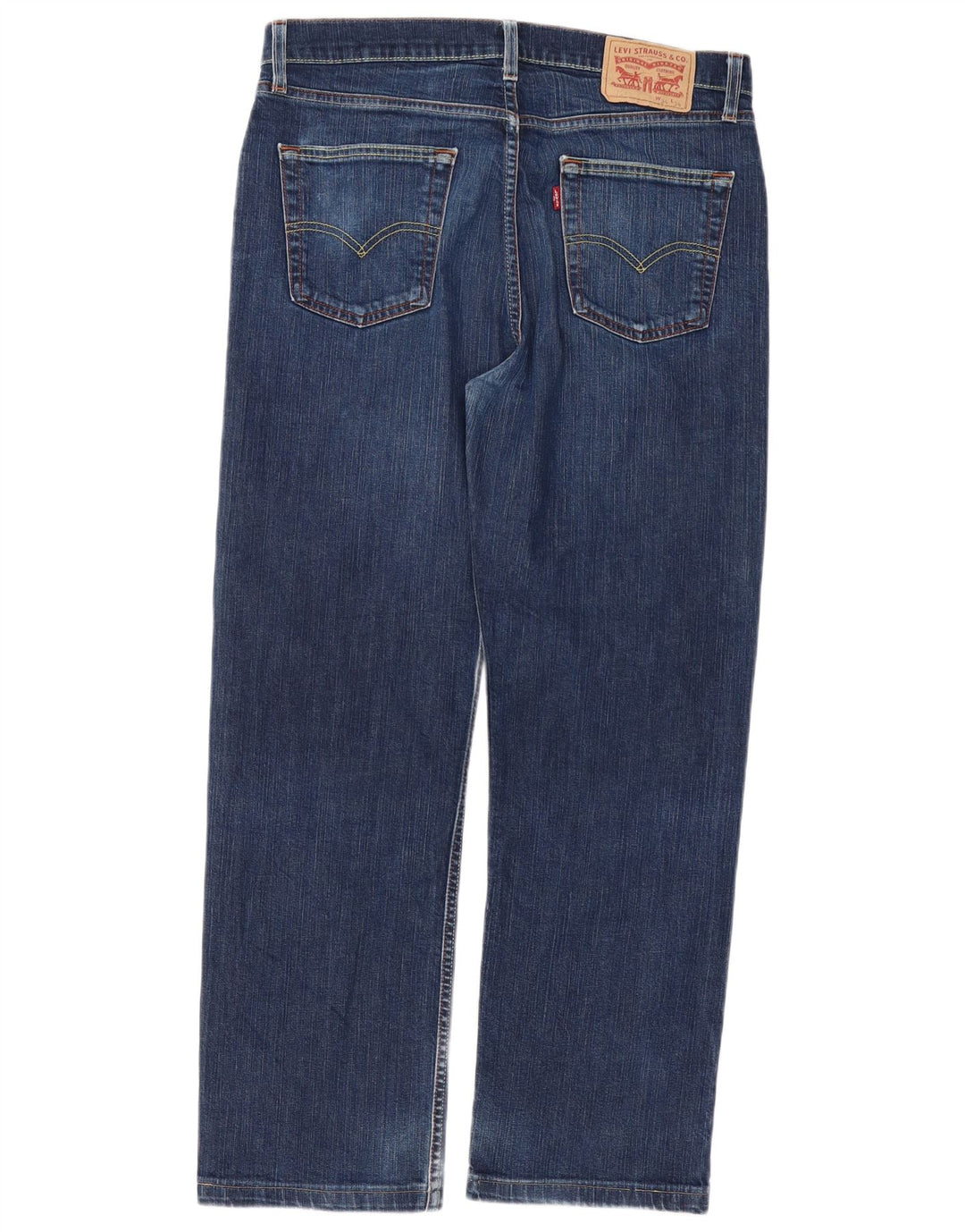 Levi's Herren 751 Straight Jeans W34 L29 Blaue Baumwolle
