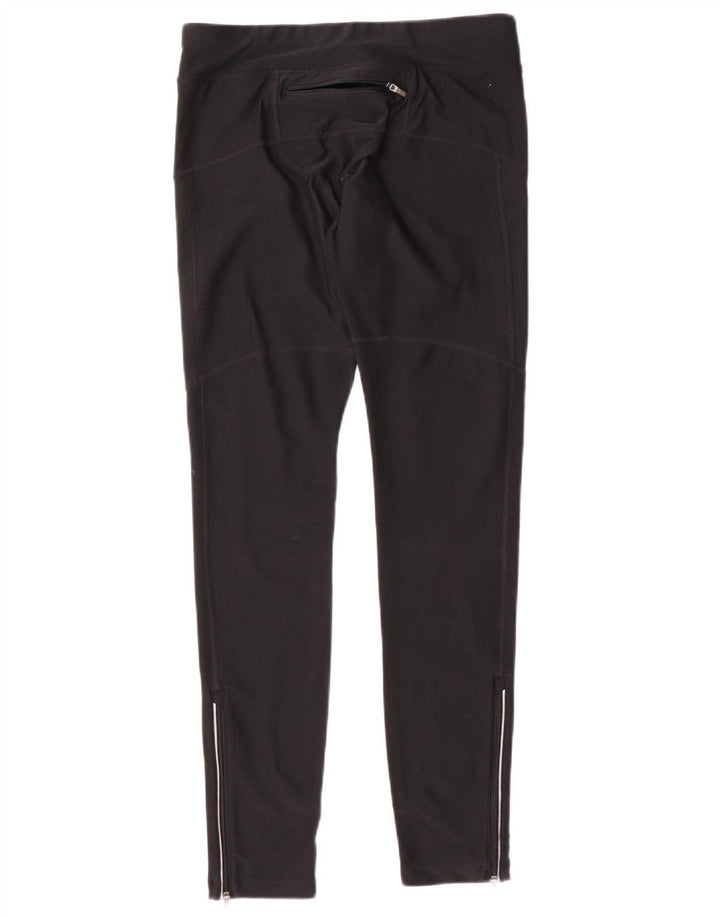 NIKE Damen Leggings UK 10 Small Schwarz Polyester