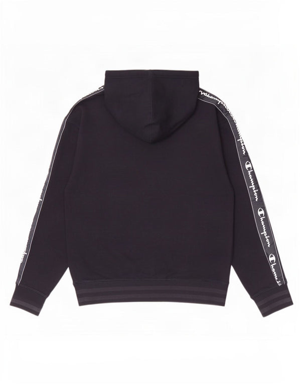 Champion Herren-Kapuzenpullover mit Grafik, Größe S, marineblau, Baumwolle