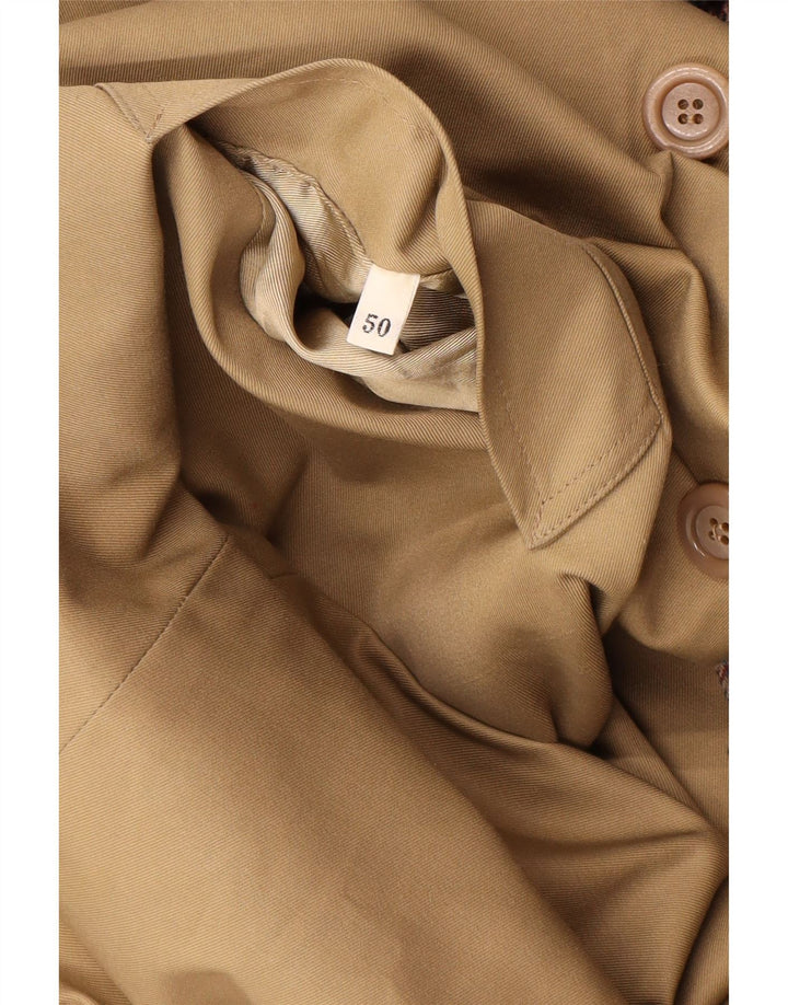 Vintage Damen Wendemantel IT 50 XL Beige