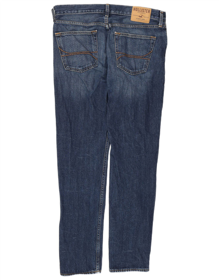 HOLLISTER Herren Slim Jeans W33 L32 Blaue Baumwolle