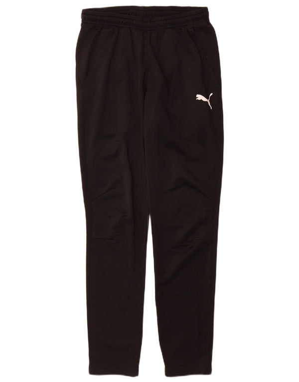 Puma Mens Tracksuit Trousers Small Black Polyester
