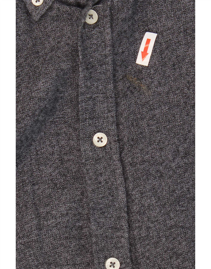 Crew Clothing Herrenhemd 2XL Grau Baumwolle