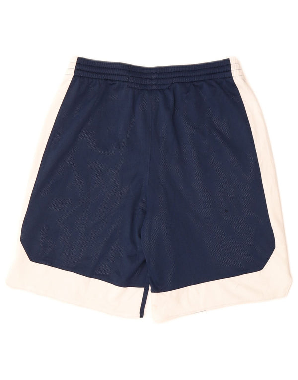 Adidas Sportshorts für Jungen, 13–14 Jahre, XL, Marineblau, Farbblock-Polyester