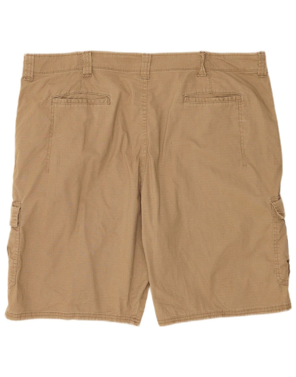 Wrangler Mens Relaxed Fit Cargo Shorts W42 2XL Beige Baumwolle