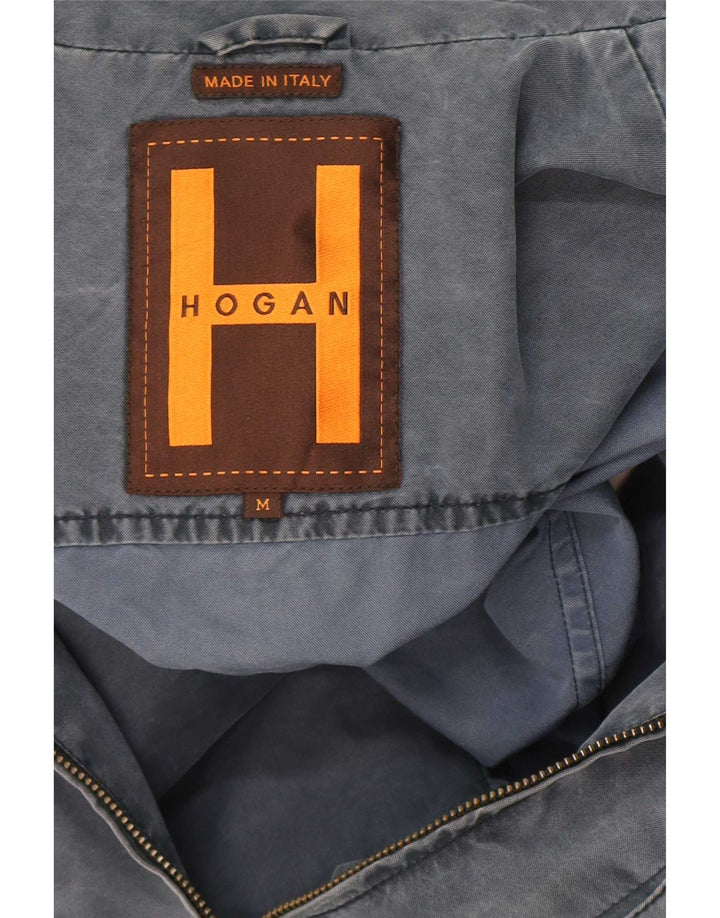 Hogan Herren Utility-Jacke UK 38 Medium Marineblau