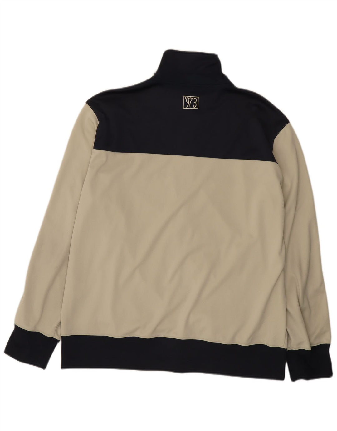 Lotto Herren-Trainingsanzug-Oberteil, Jacke, 2XL, Beige, Farbblock-Polyester