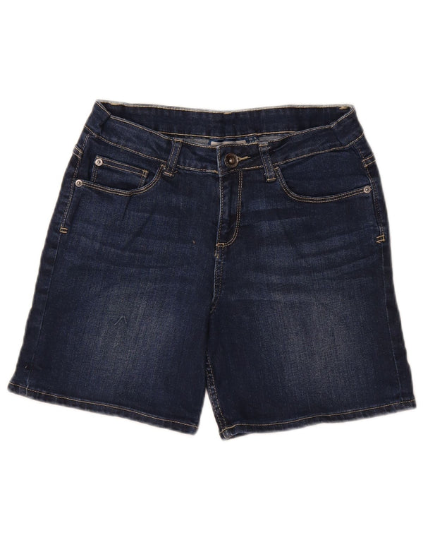 Mountain Warehouse Damen-Jeansshorts, UK 8, Größe S, W27, Marineblau, Baumwolle