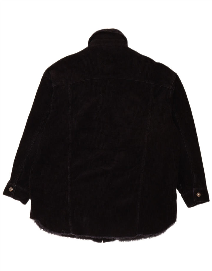 Zara Damen UK 10 Small Schwarz Baumwolle