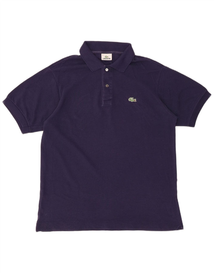 LACOSTE Herren-Poloshirt, Größe 4, mittelgroß, marineblau, Baumwolle