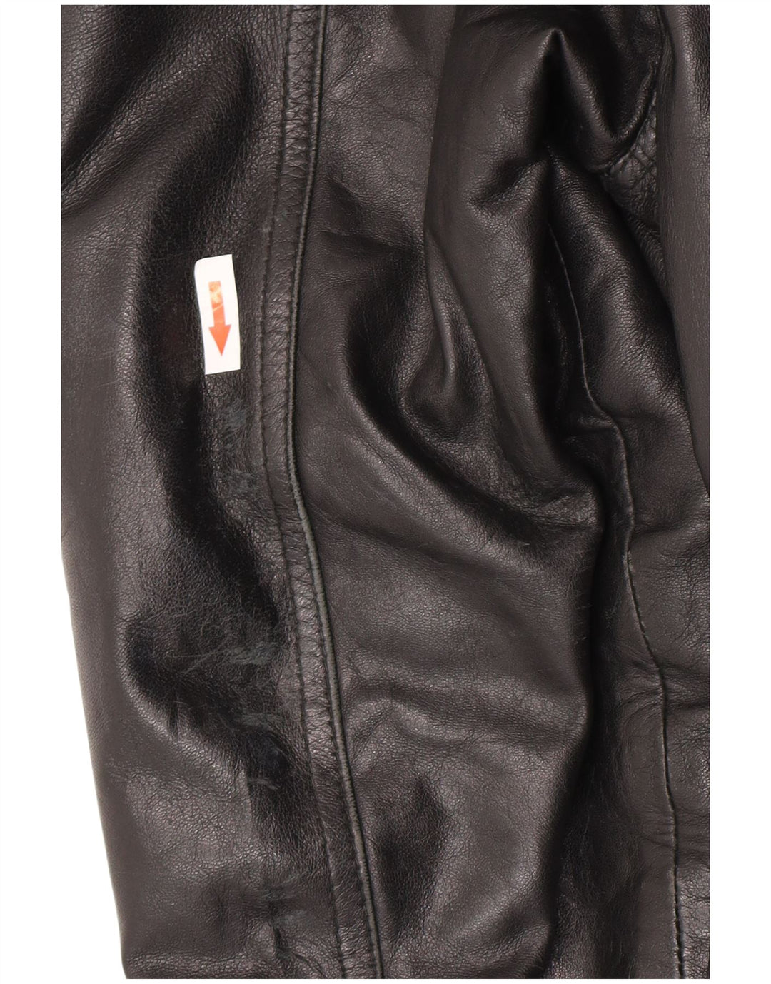 Vintage Herren Lederjacke UK 36 Kleines schwarzes Leder