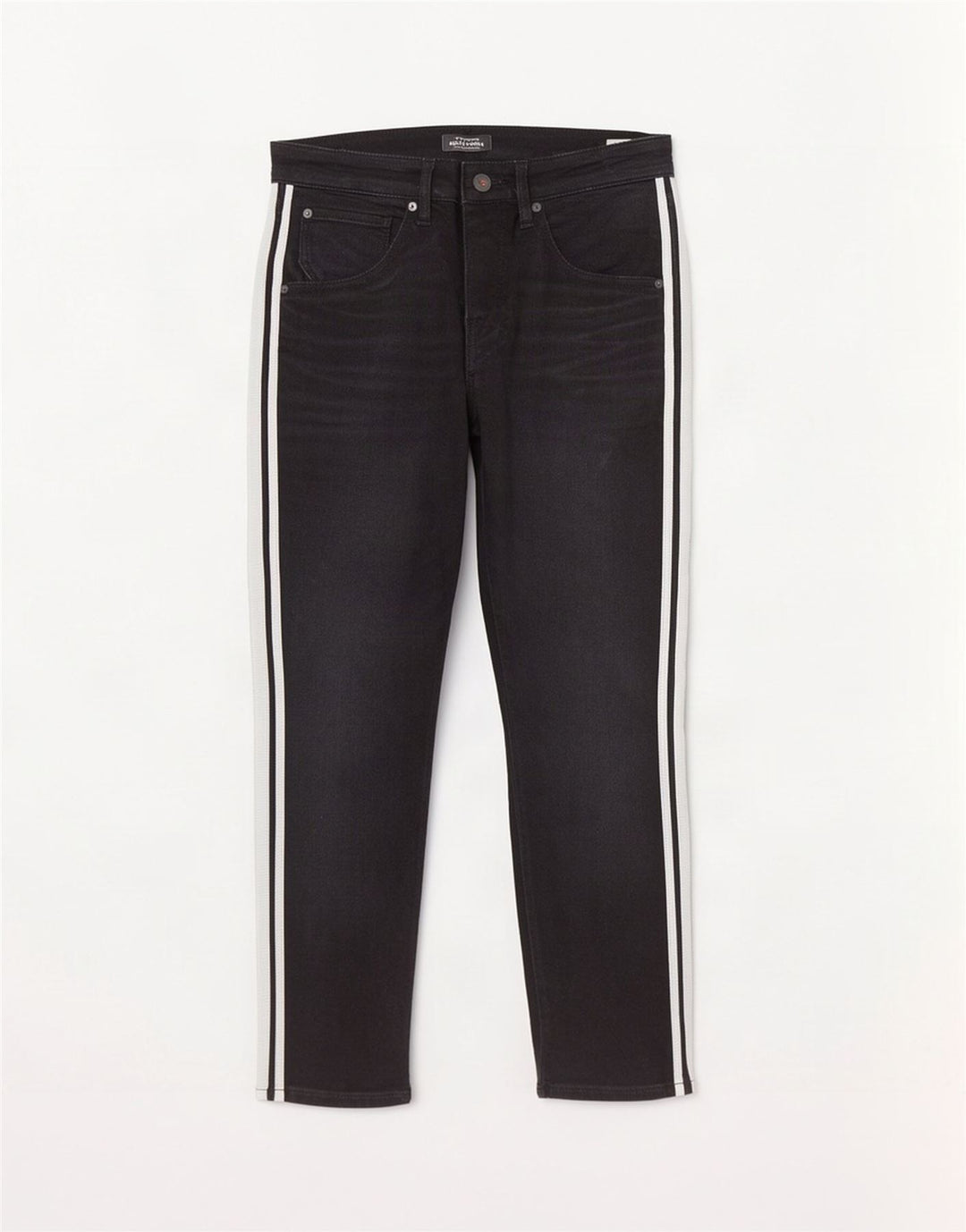 Jack & Jones Herren Straight Jeans W34 L27 Schwarze Baumwolle