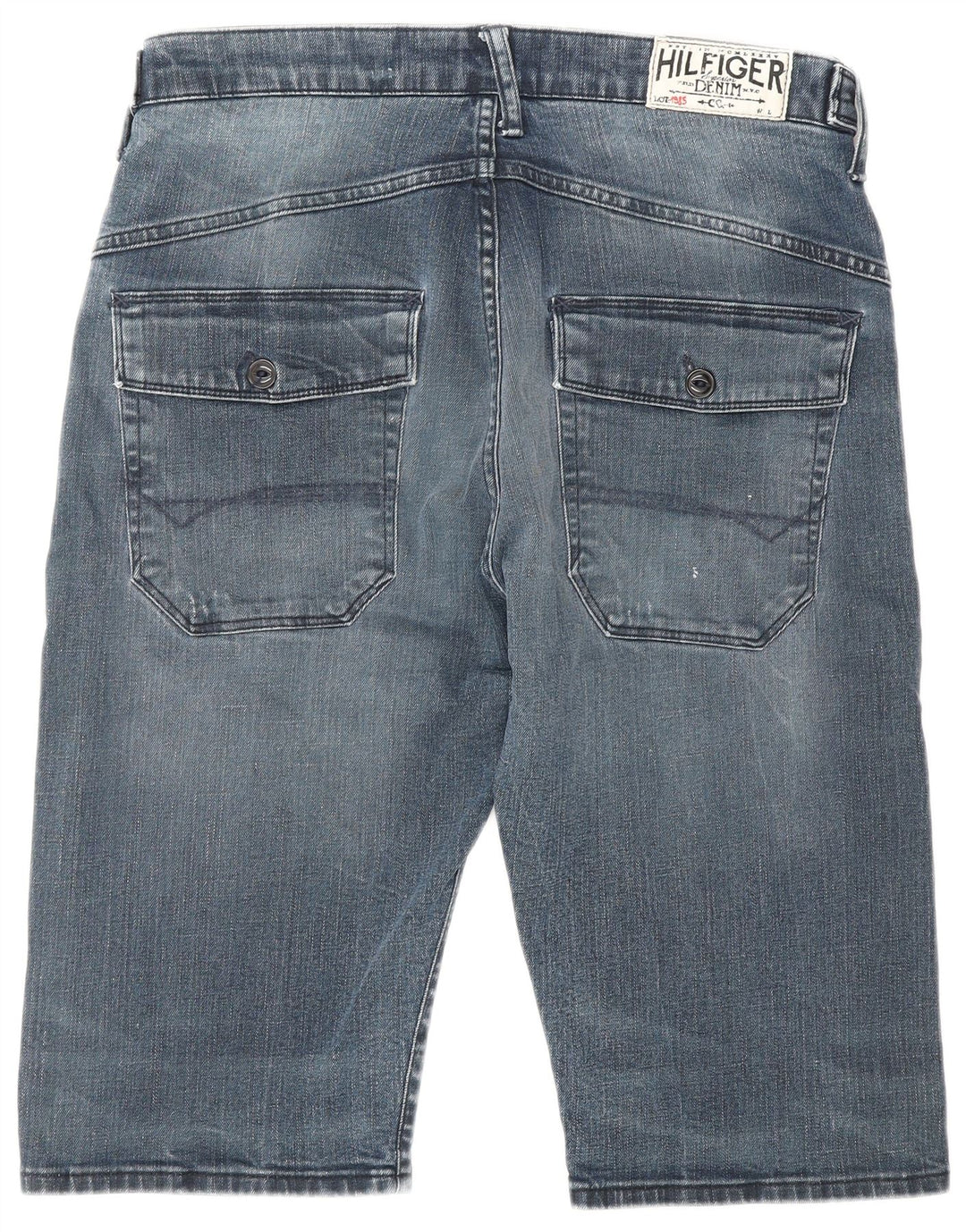 Tommy Hilfiger Herren Curtis Distressed Denim Shorts W32 Mittelblau