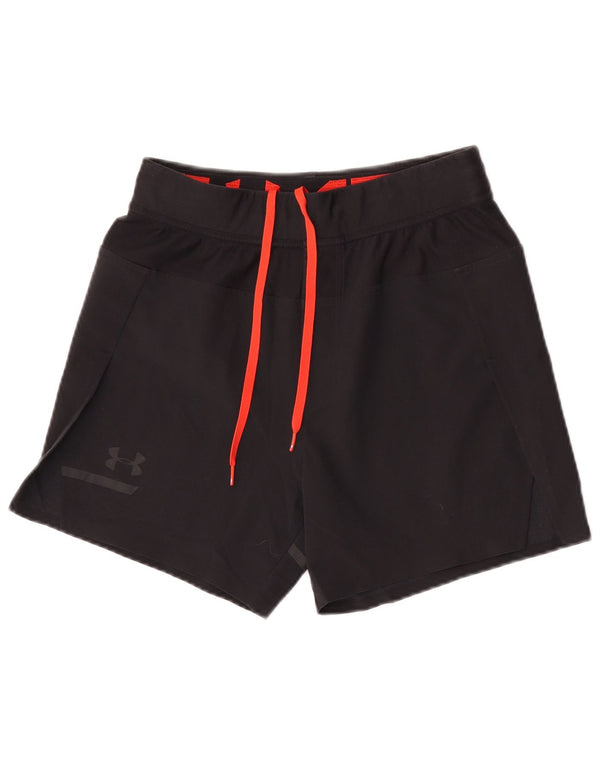 Under Armour Damen Heat Gear Sport Shorts UK 10 Small Marineblau