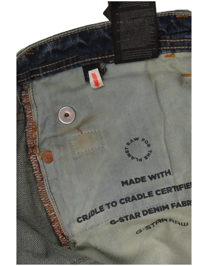 G-STAR Herren Slim Jeans W32 L34 Blaue Baumwolle