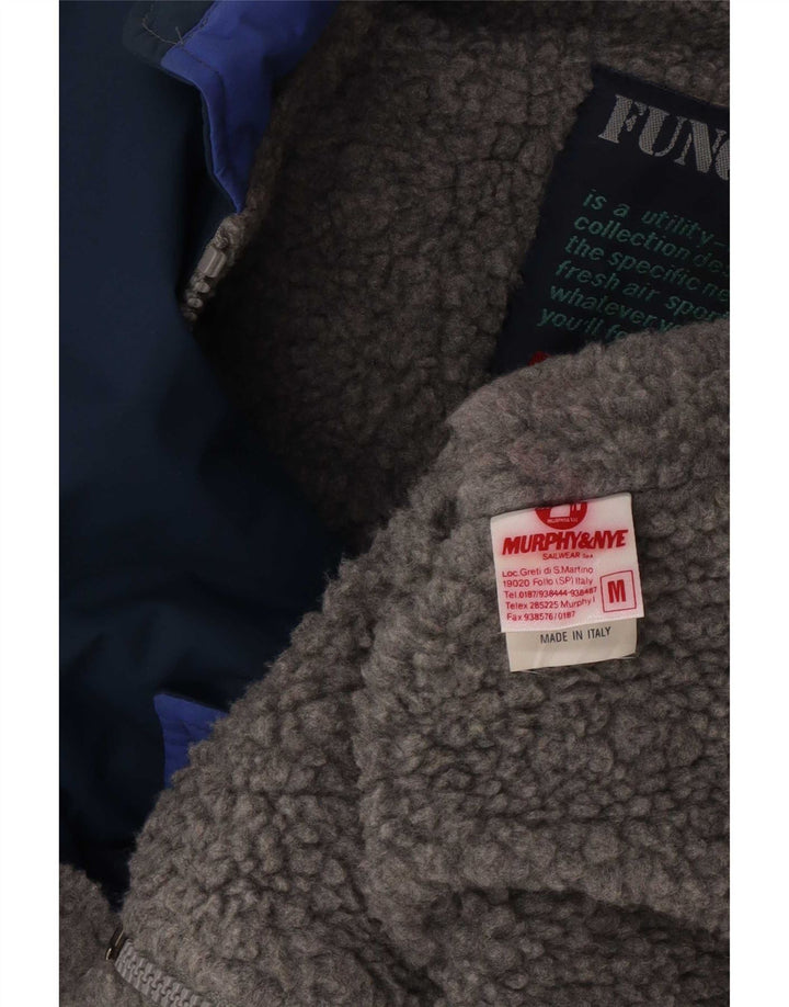 Murphy & Nye Herren-Sherpa-Parka mit Kapuze, Gr. 38, mittelmarineblau