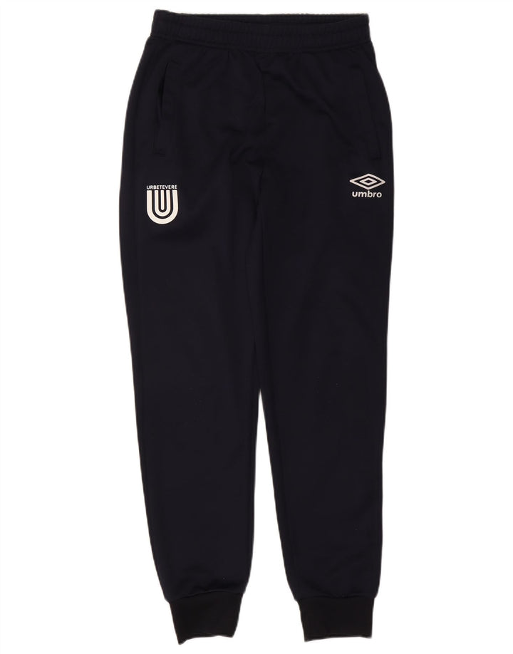 Umbro Herren-Trainingsanzug mit Grafik, Jogginghose, Größe S, Marineblau, Polyester