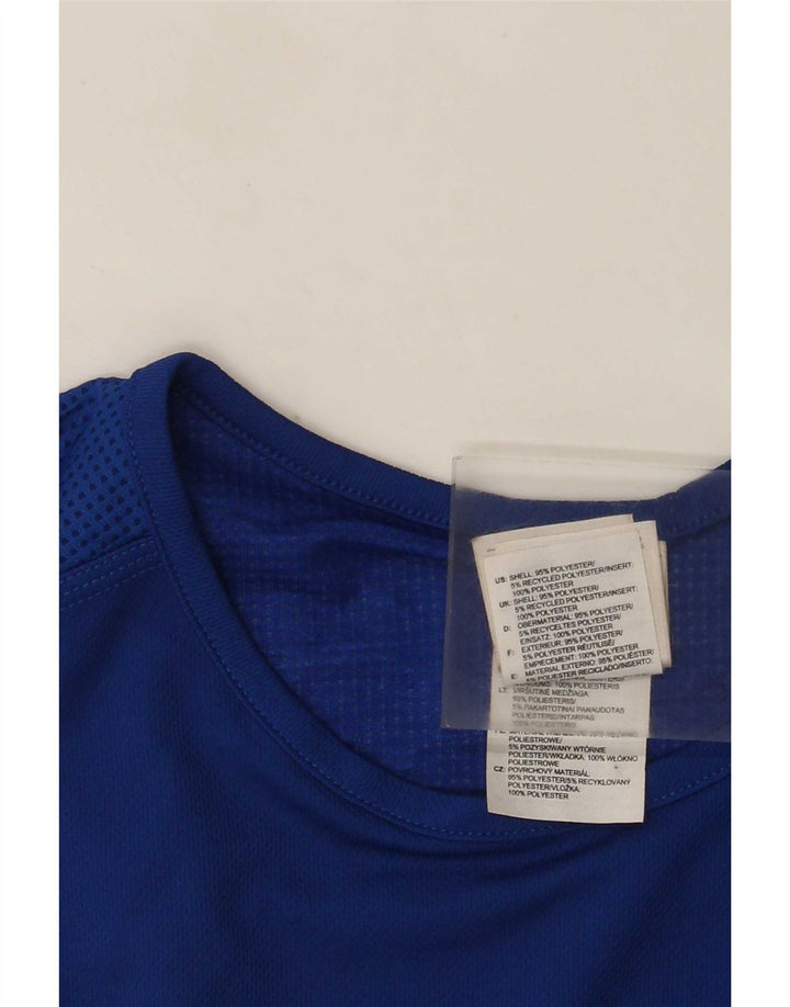 Adidas Herren Weste Top Mittelblaues Polyester