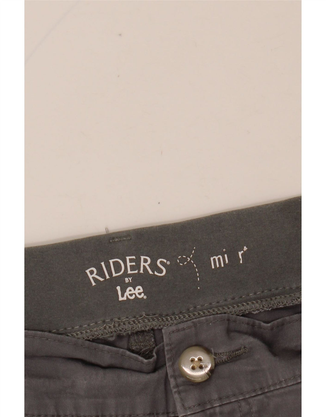 LEE Damen Riders Mid Rise Chino Shorts W36 XL Grau